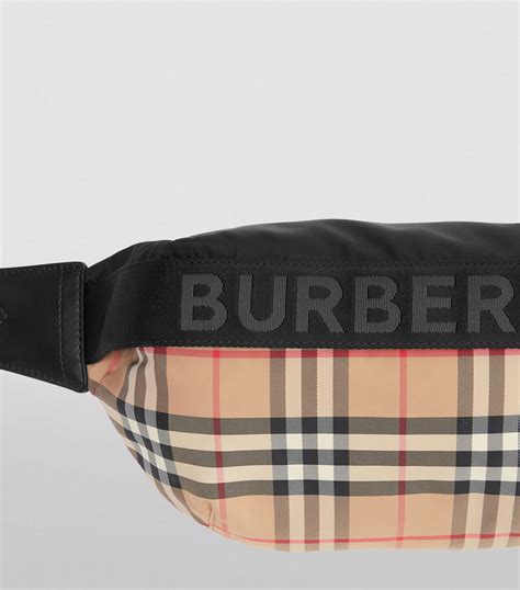 burberry medium vintage check belt bag|Burberry belt bags for men.